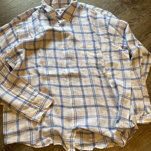 Peter Millar 100% linen men’s shirt